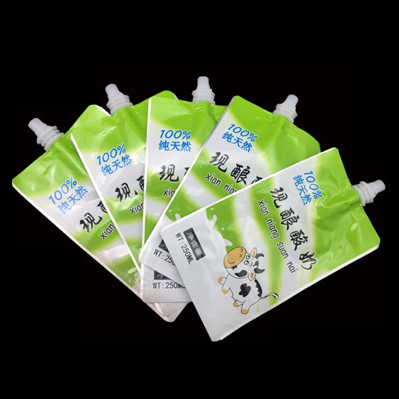 100ml 180ml 250ml Wholesale Doypack Soap Liquid Laundry Washing Detergents Spout Plastic Packaging Pouches