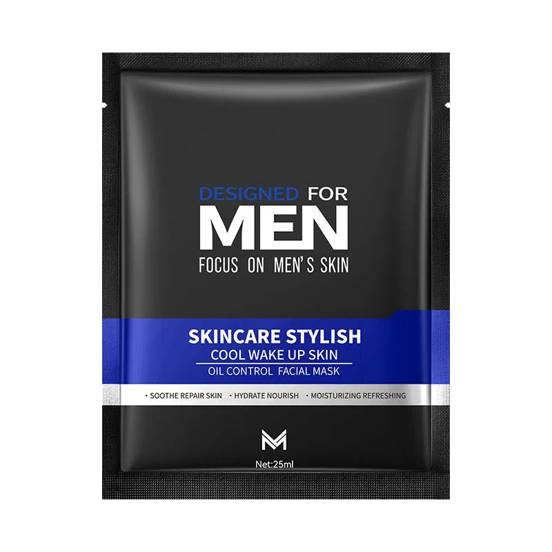 Private Label Skin Care Beauty Face Mask Sheet Whitening Moisturizing Anti Acne Men Oil Control Facial Mask