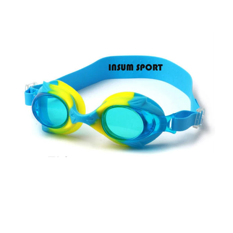 
Fashion Design Outdoor Waterproof Glasses Big Frame Wide Clear Vision Swim Goggles with Light 