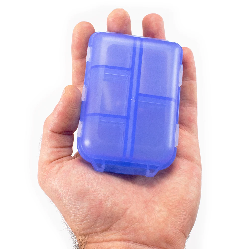 Popular Newest Design Medicine Case Plastic Pill Case 8 cases 3 layers Pill Box