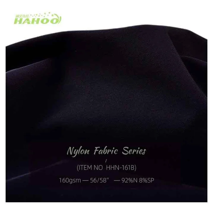 100% Recycled 70D 100% Bio-based 160GSM PU Coating Windproof Nylon Spandex Twill Fabric for garment