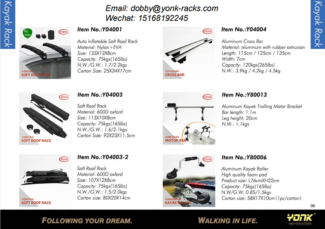 YONK Direct Factory Car Roof Rack Surf Pads