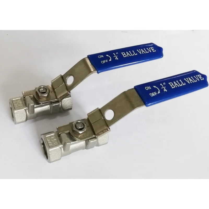 longva sanitary stainless steel single piece ball valve