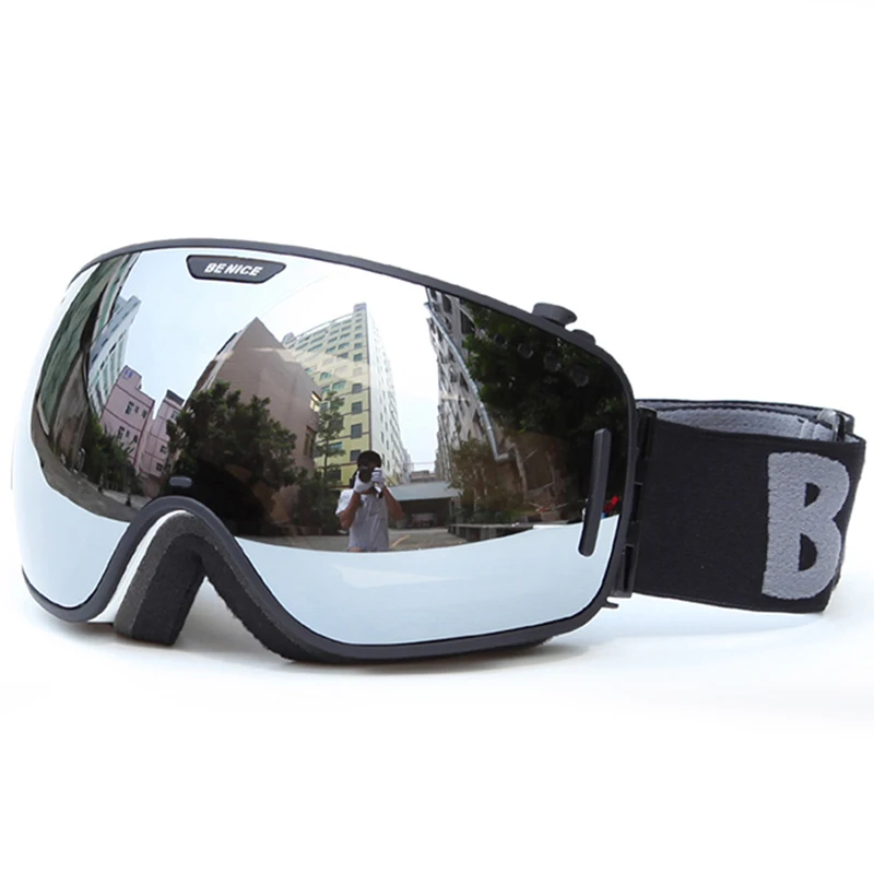 Ski Goggles Snow Snowboard UV400 Goggles  for Adult Women Men  Sport Adults s TPU Anti-fog snowboard  goggles