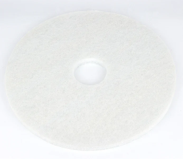 High Quality 4inch White Nylon Floor Polishing Pad Cleaning Pad Non-woven Sanding Wheel Abrasive Disc for Foor Buffing Machine