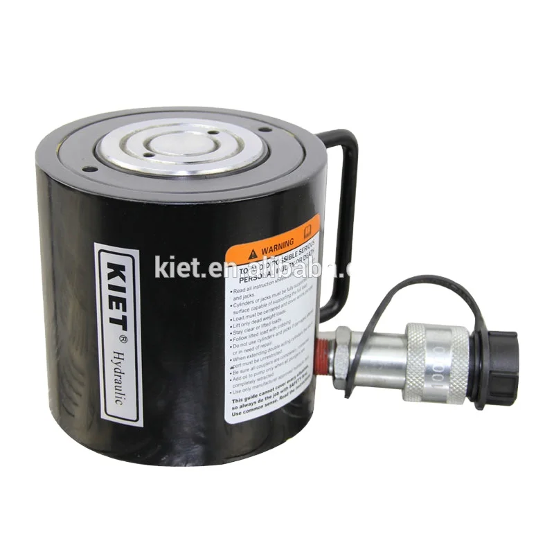 5-150TON capacity 6-62mm long stroke low height single acting flat hydraulic jack