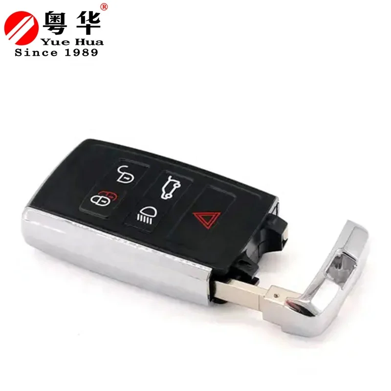 5 Buttons Remote Car Smart Key Case Shell Cover Fob For Land Rover Discovery 4 Freelander Range Rover Sport auto parts