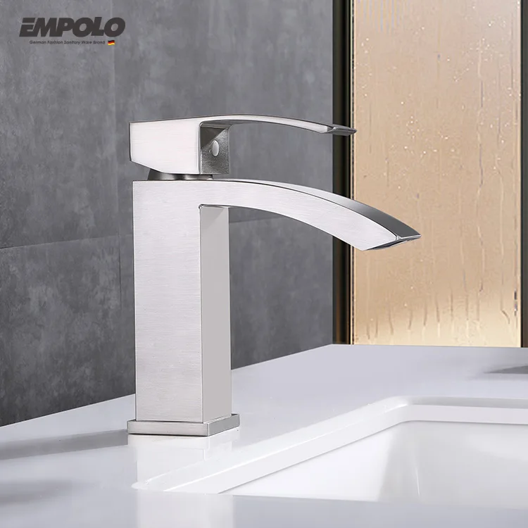 Taps manufacturer completed certificate brushed nickel mixers vanity basin bathroom faucets cupc