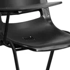 Training chair adjustable armrest classroom school folding study student chair with writing pad