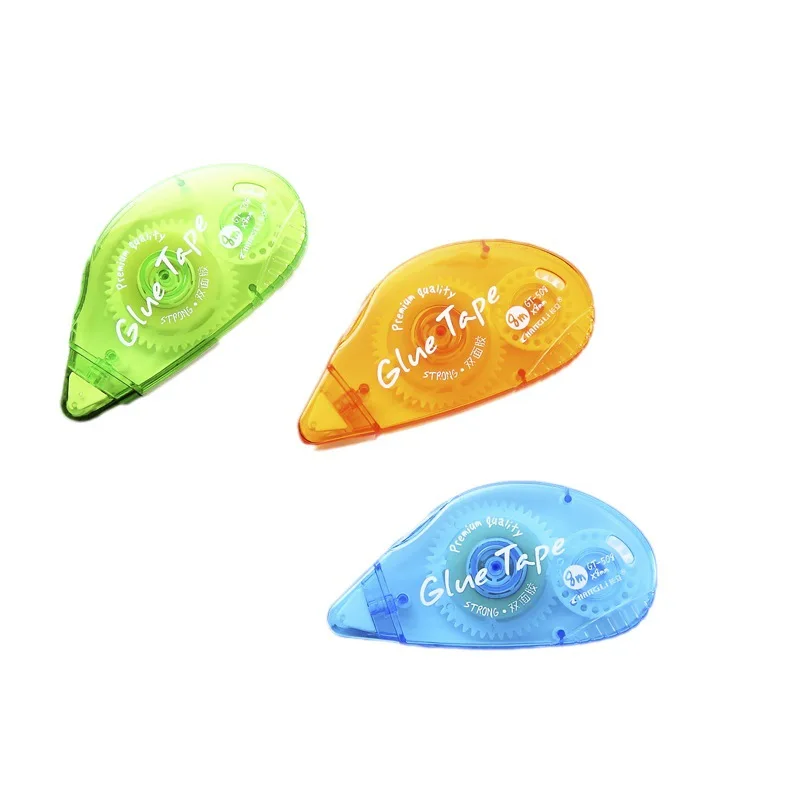 Double sided glue tape roll, scrapbook tape, custom Adhesive glue tape roller Dispenser Runner for Crafts and Arts Projects