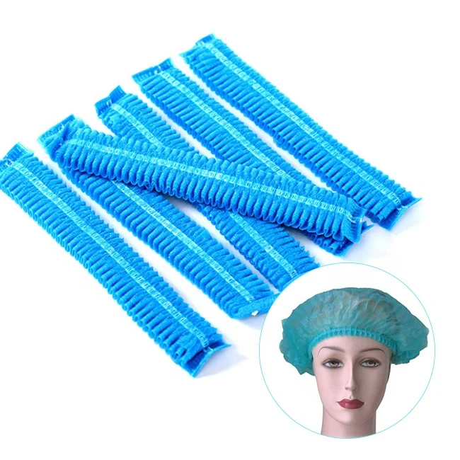 Factory Price Non-Woven Shower Cap Disposable Chef Cap Disposable Strip Cap