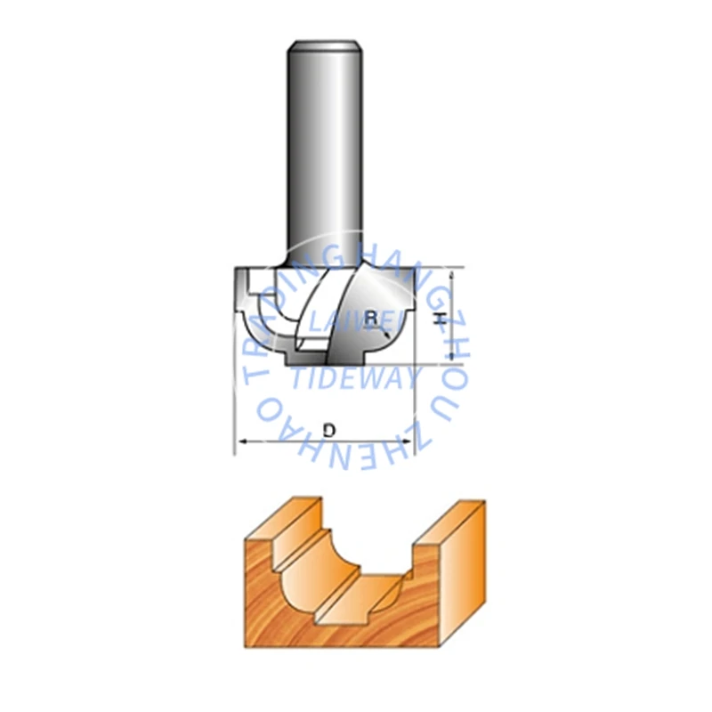 TIDEWAY LC0703M classical cove bit without bearing  jewelry tools equipment  cnc routerng  bit for foam  foldisickle Router bit