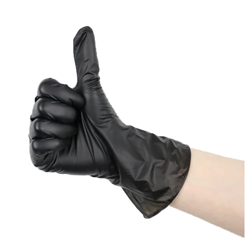 Cheap Disposable Vinyl Blend Nitrile Food Grade Gloves For Exam Window Cleaning