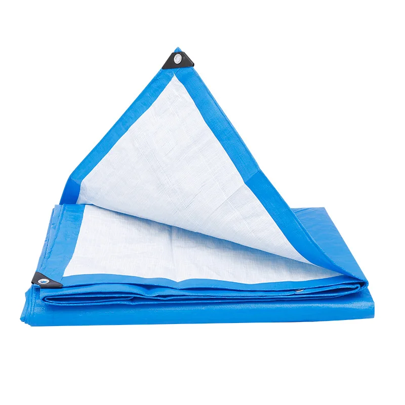 Large Poly Tarp for Rain Awning Shed Roof Cover Premium Durable Waterproof Camping Tent Fabric PE Tarpaulin