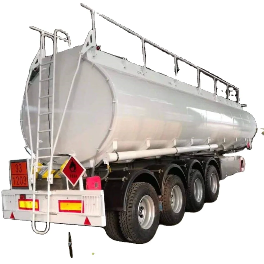 OYJD products Q345 carbon steel fuel tanker semitrailer use diesel fuel oil gasoline transport 6 compartments API value  on sale