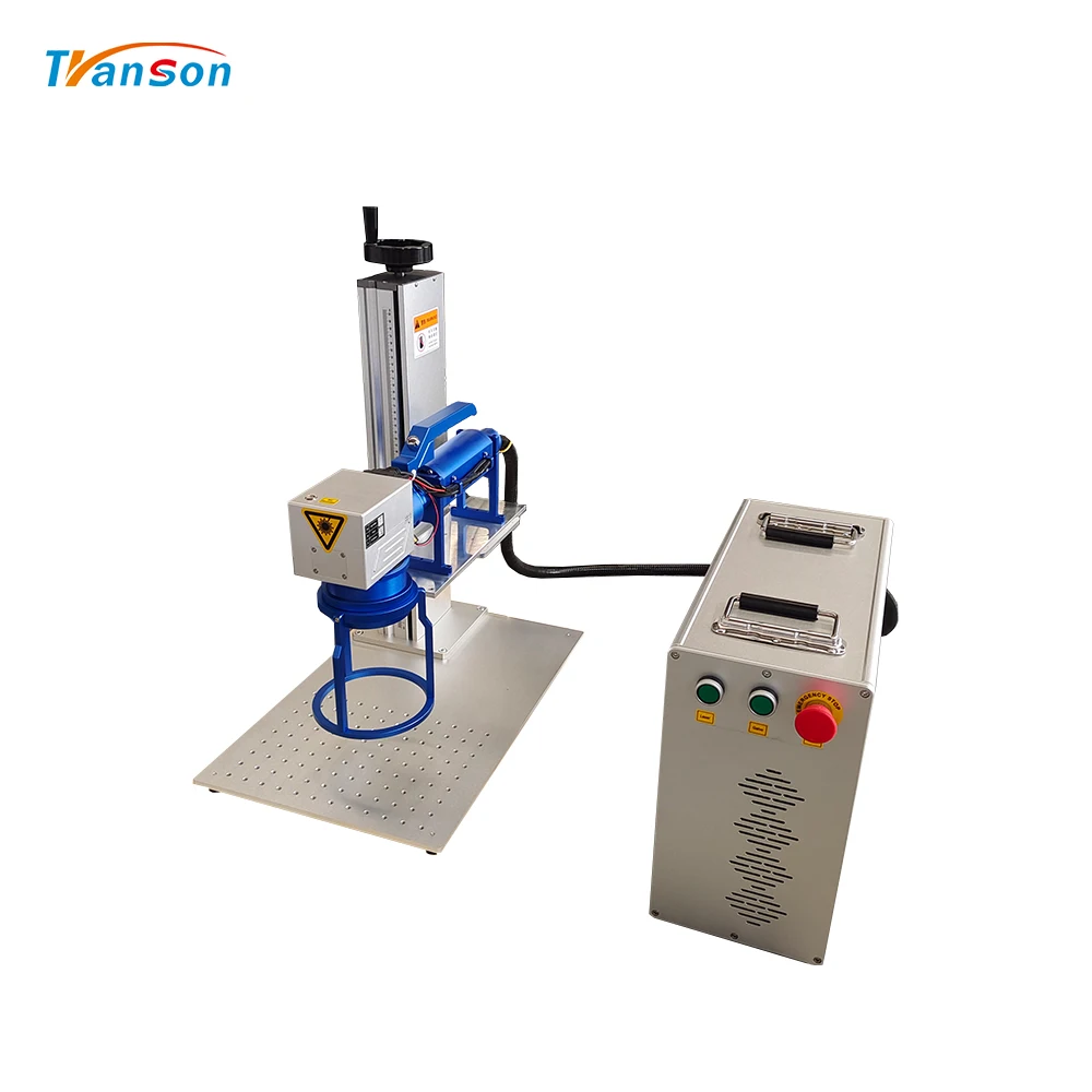 Portable laser mini cnc fiber laser marking machine 20W 30W 60w Jewelry Ring engraving machine diy machine