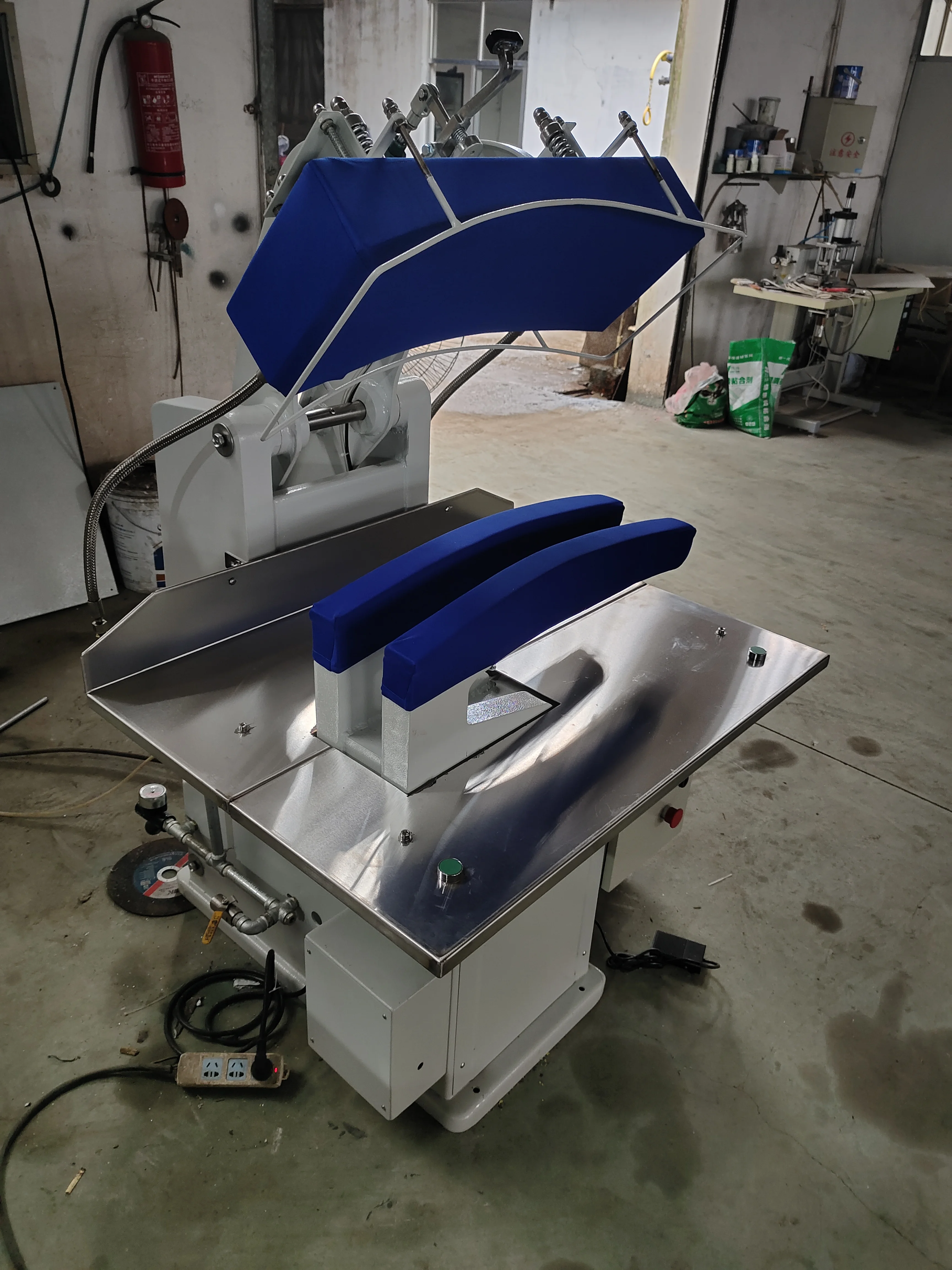 DS-AA Computer Double Sleeves Steam  Suit Press Ironing  Electric Industrial Laundry  Machine