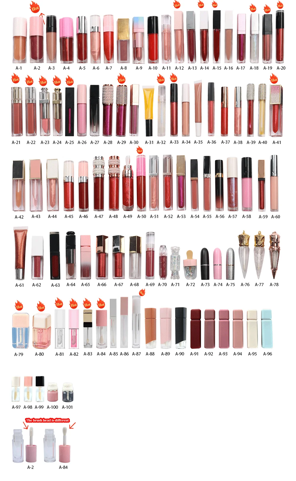 Wholesale Your Logo Liquid Natural Brown Crystal Nude Plumping Clear Glitter Lipgloss Vendor Private Label