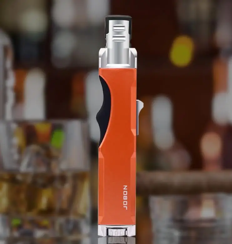 Portable Windproof Refillable Butane Lighter Gas Torch Jet Flame Cigarette Cigar Lighters