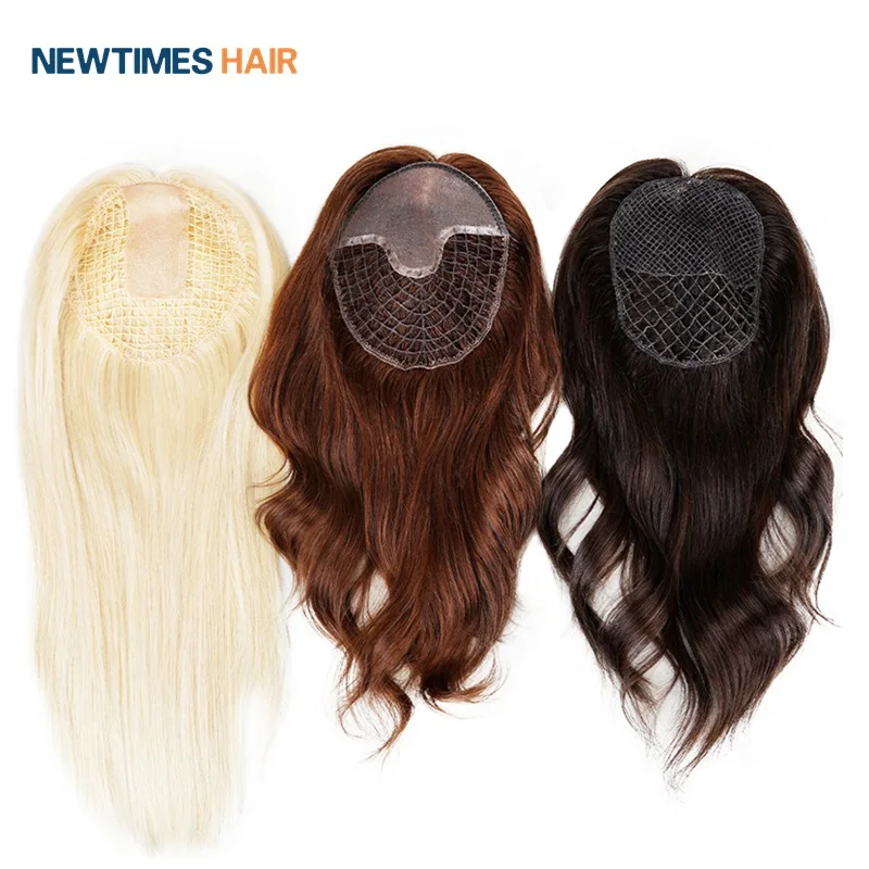 Монокристаллические волосы в сеточку, интегрированные женские волосы, интегрированные волосы, Топпер для женщин