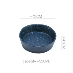Good Quality Nordic home 6&8 Inch round creative fruit salad dessert bowl Oven personality ceramic bowl Breakfast Tableware