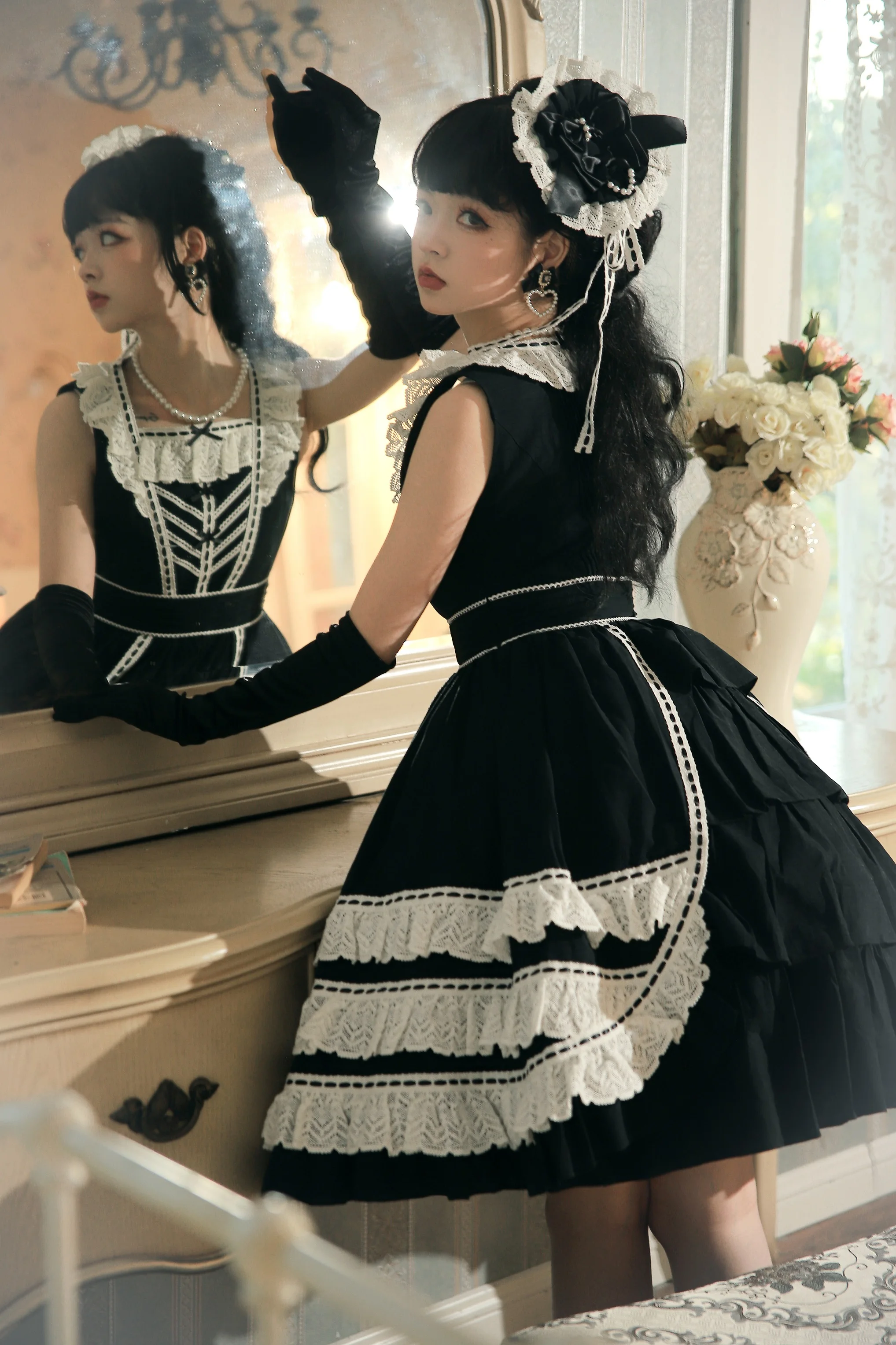 lolita dress punk style traditional japanese lolita anime cosplay maid dress lolita gothic JSK
