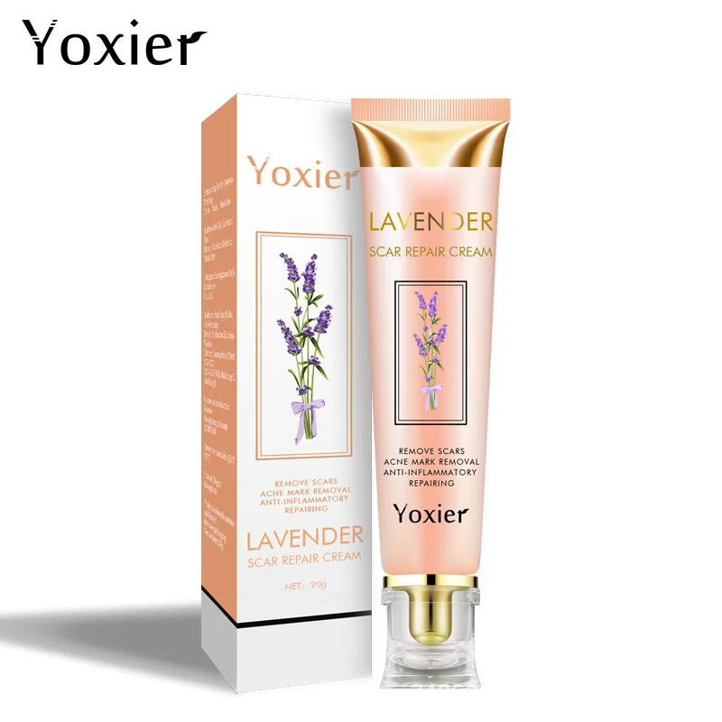 Yoxier Lavender Scar Repair Cream Repairing Removing Burn Scars Promote Cell Regeneration Enhance Elasticity Skin Care HOT