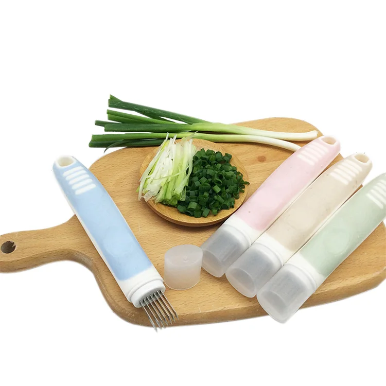 2021kitchen accessories Sharp Scallion Cutter Shred Stainless Steel  Onion Knife