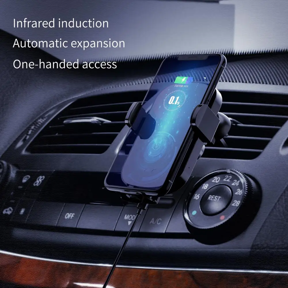 
Wireless Car Charger Universal mobiles Phone Holder 10w Fast Wireless Car Charger 