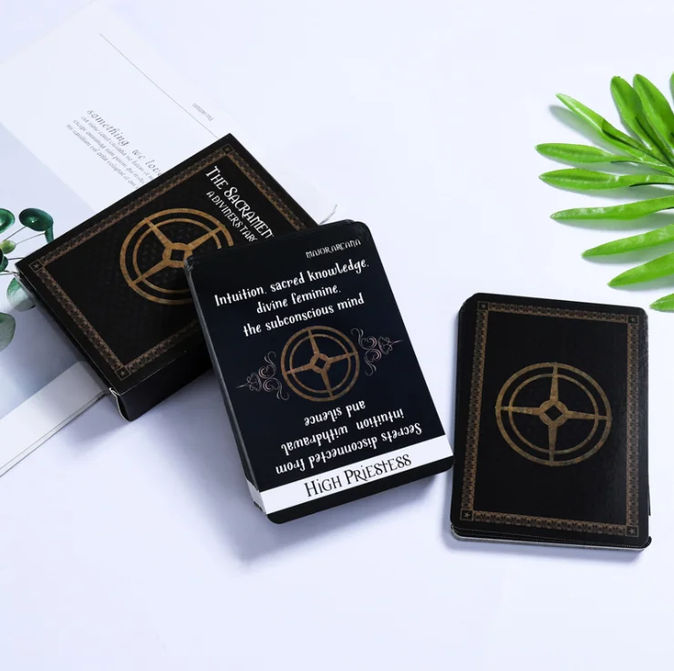 Tarot Oracle Cards Custom Printing Paper Material Lamination Tarot Cards