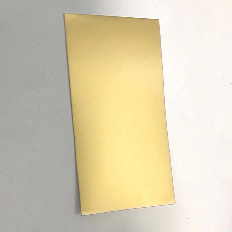 Custom Gold color aluminum foil laminated paper Gold Foil GIft Card Paper Board