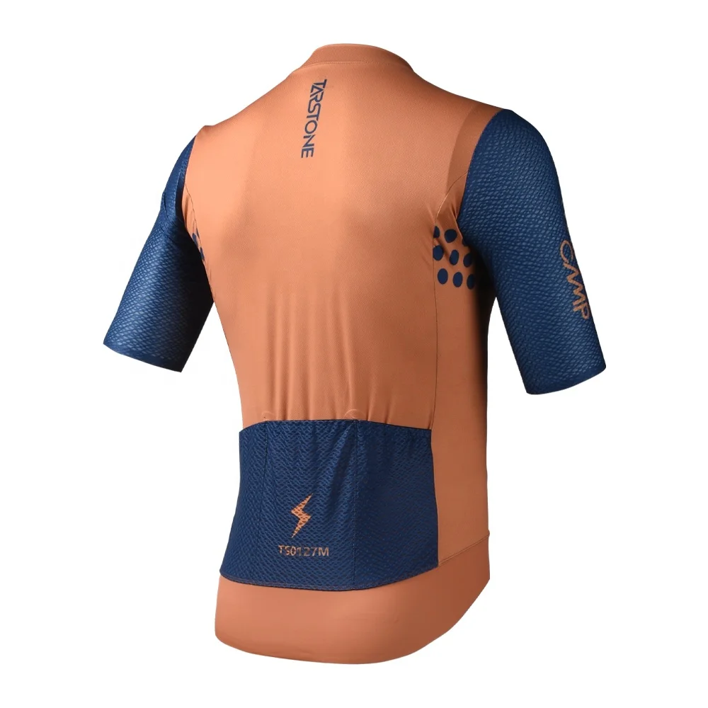 Tarstone  Hot Sale in 2022 OEM Cycling Jersey Short Sleeve Bike Shirts Tops Full Zipper Mountain Bicycle Clothing