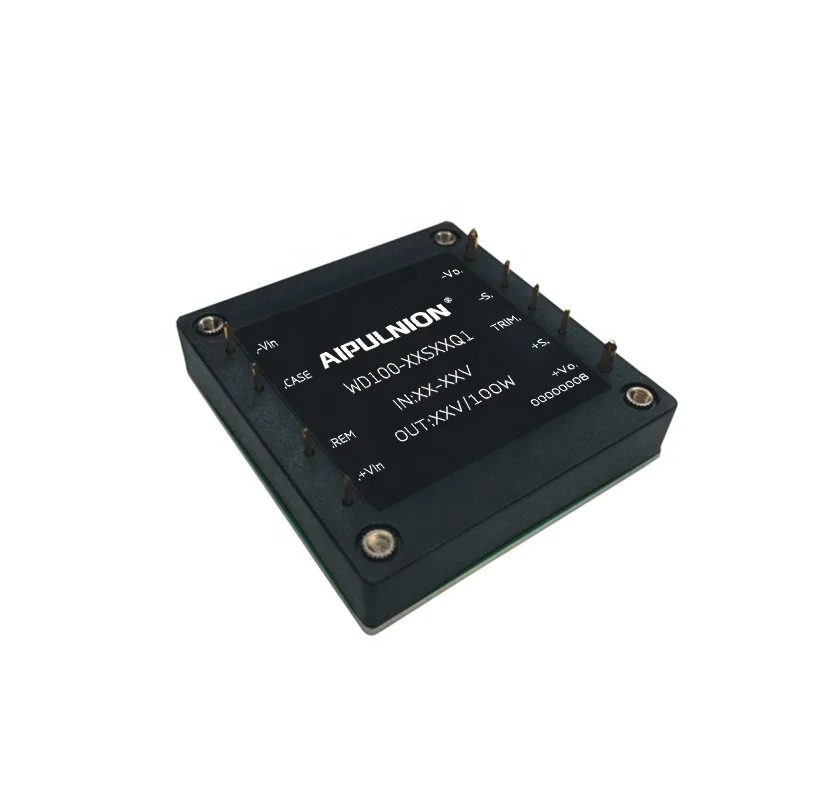 Wide input voltage range 2:1 100W DC/DC converter power supply module supplier 18V/24V/36V/48V/72V/110V/144V to 12V/24V 8.5A/4.2A