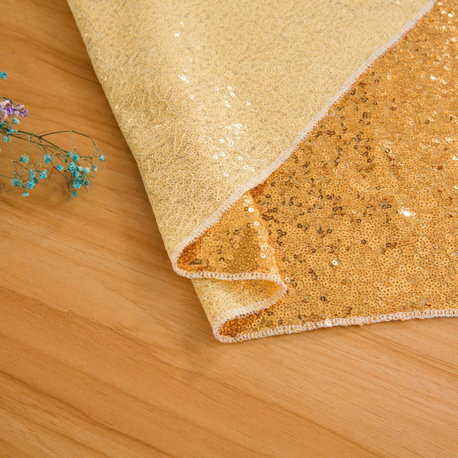 Glitter Table Runner-Rose Gold Party Supplies Fabric Decorations for Wedding Birthday Baby Shower,Table Runner