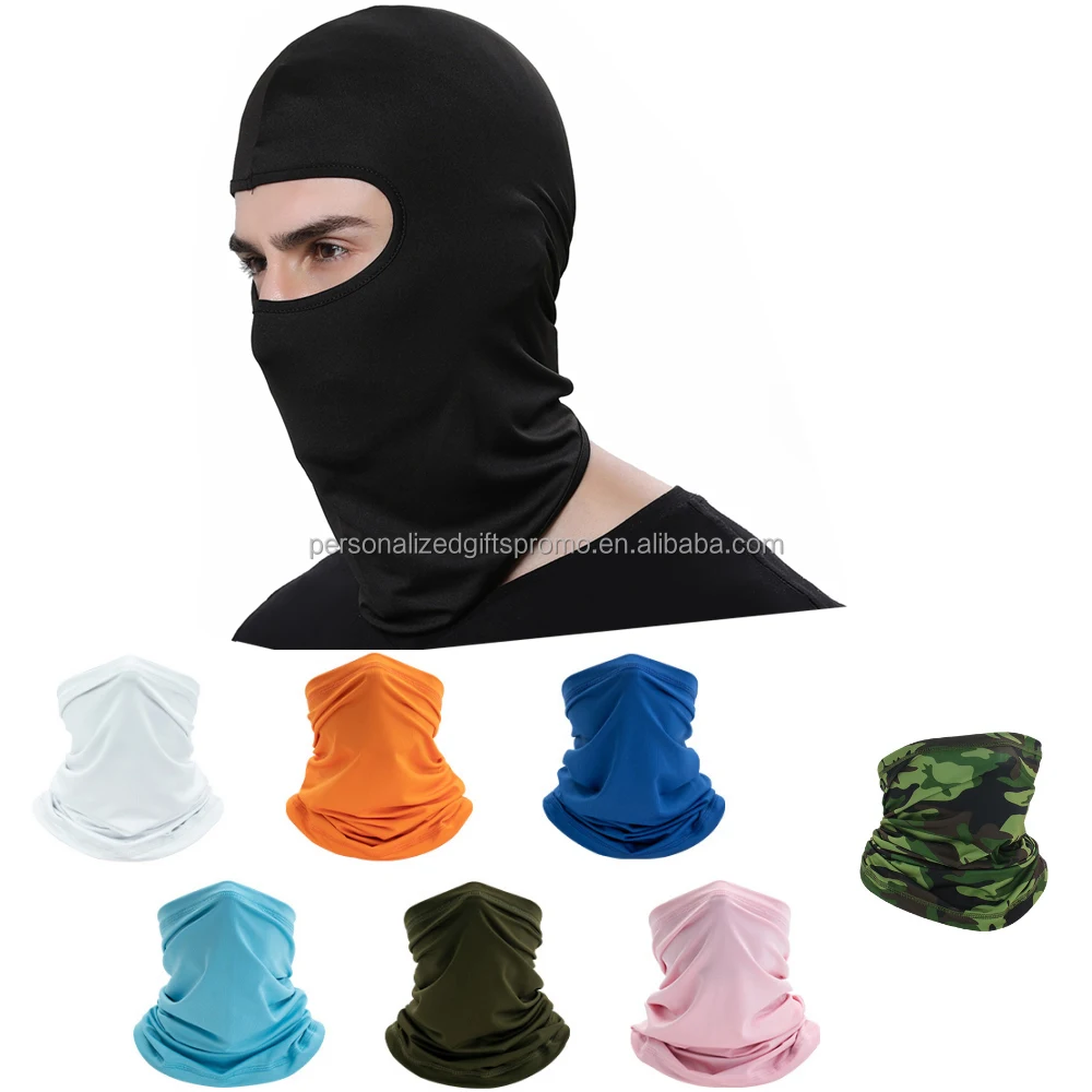 Polyester Soft Washable Protect You From Dust Wind and UV  HEADBANDS Balaclava Ski Face Masks