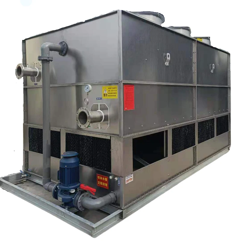 closed cooling tower Industrial closed cross flow 304 stainless steel cooling coils  Copper coil closed counter flow tower
