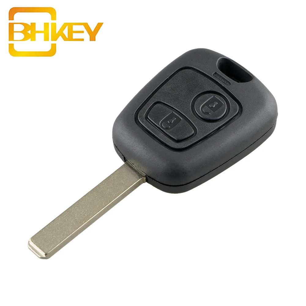 2 кнопки 433 МГц ID46 чип VA2 Blade Fob дистанционный Автомобильный ключ для Peugeot 307 Citroen C1 C2 C3