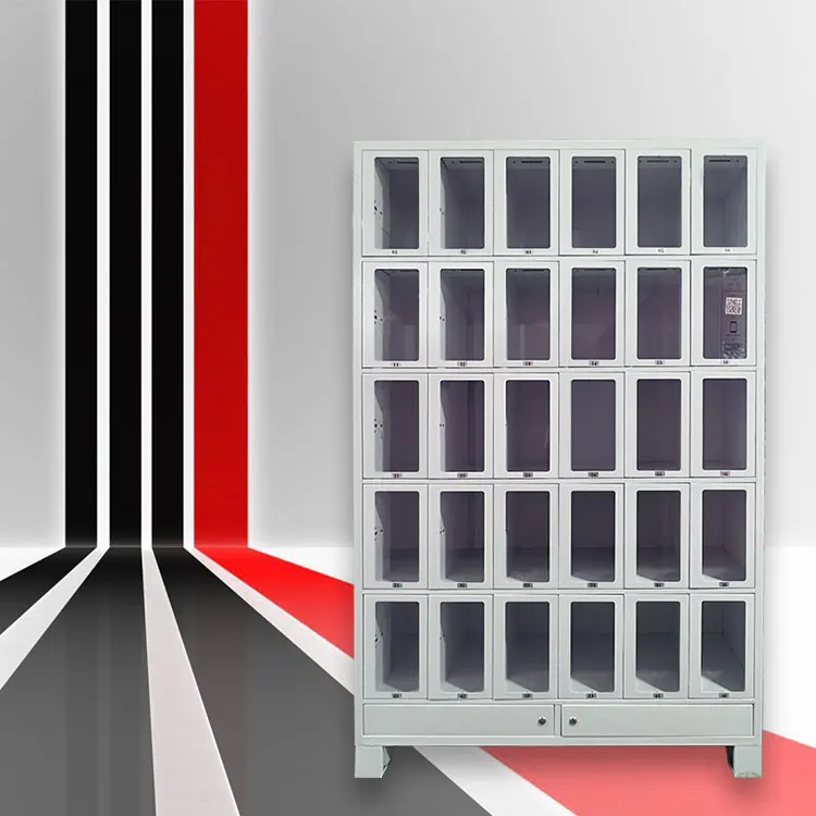 Customized automatic parcel locker sports locker 30 door qr code locker for sale