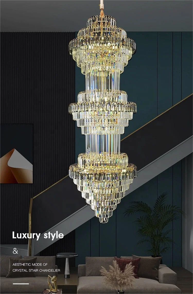 Special Designer Hollow Many Color Modern Style for Living Room Large Hotel Big villa Crystal Chandelier Lighting Crystal Lights