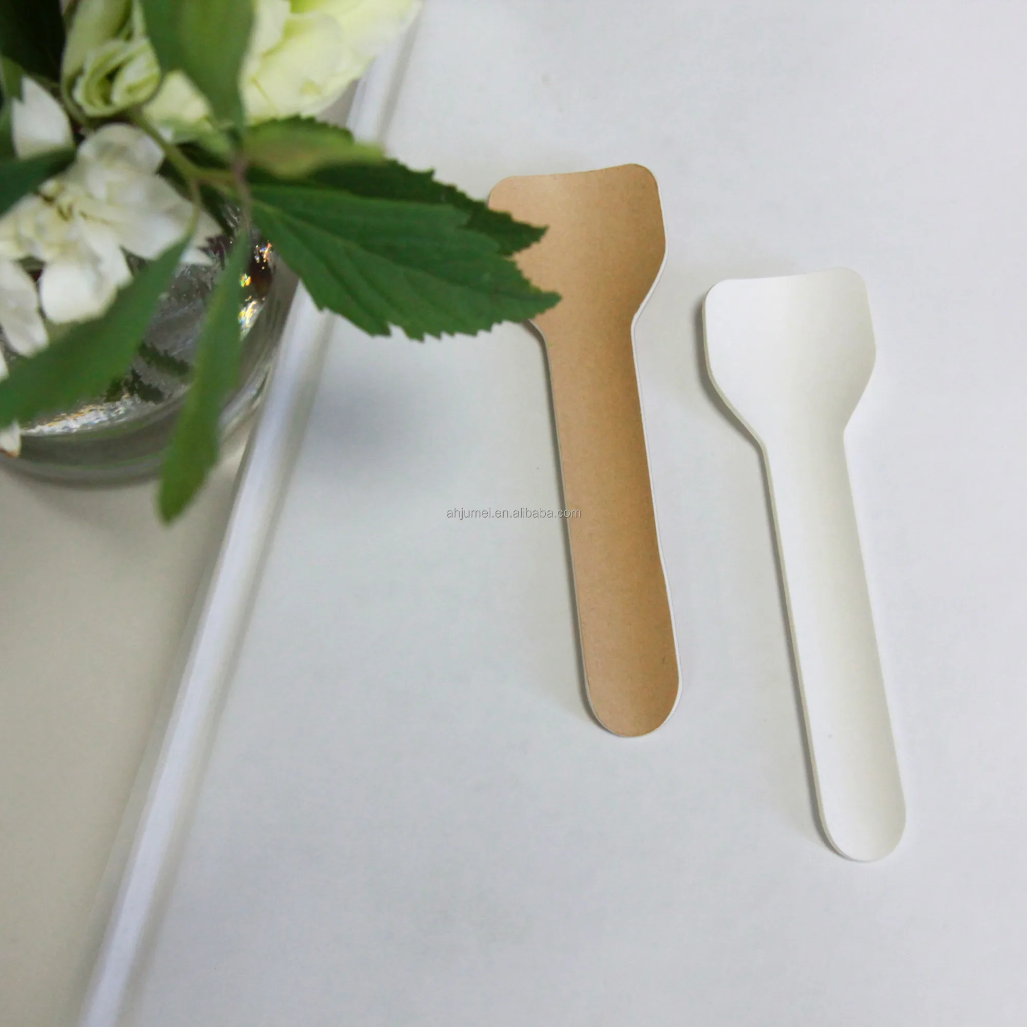 Одноразовые бумажные столовые приборы с держателем для кухни и вечеринки