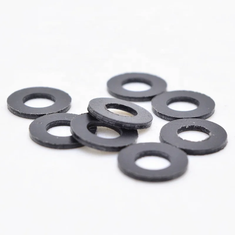 
PVC material Black M4*10*1 Flat Washer 