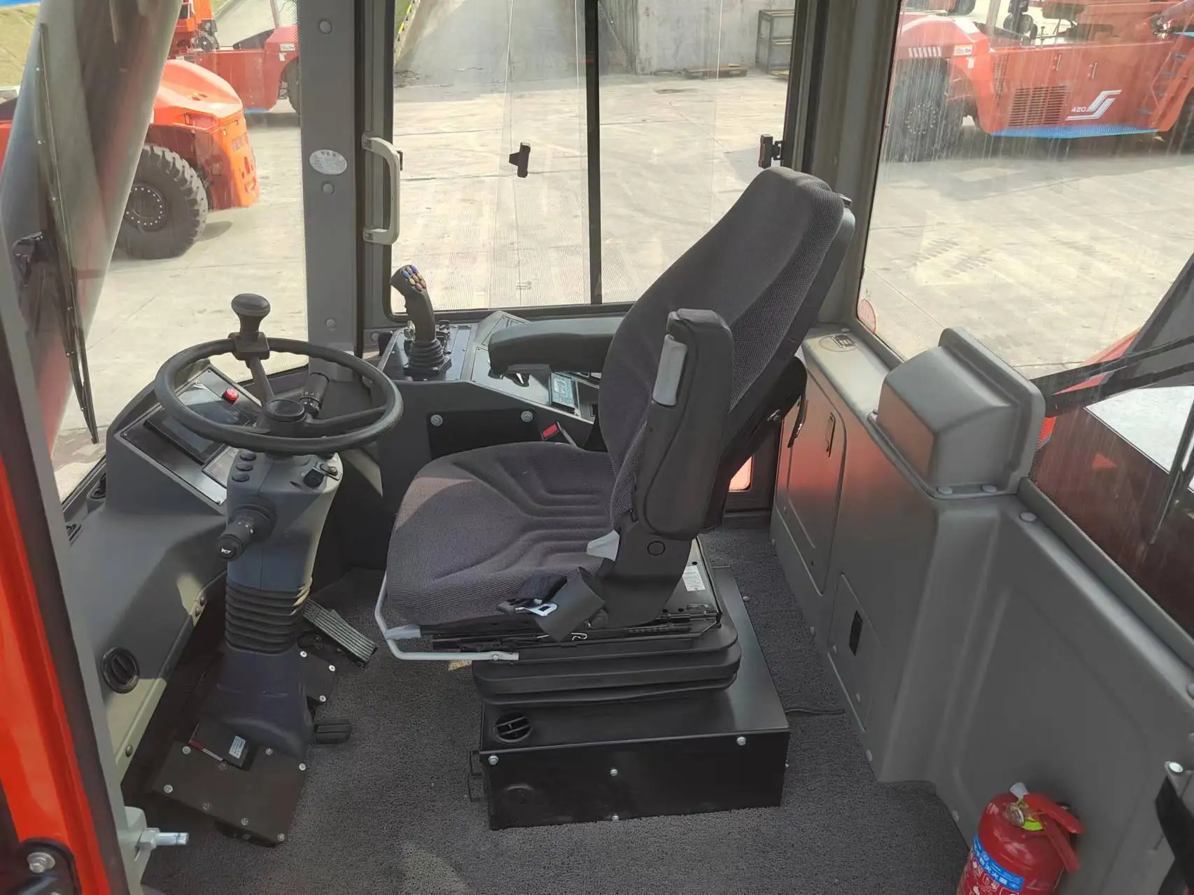 Good Condition 45 ton Heli Reach Stacker RSHD45 Container Handler For Sale