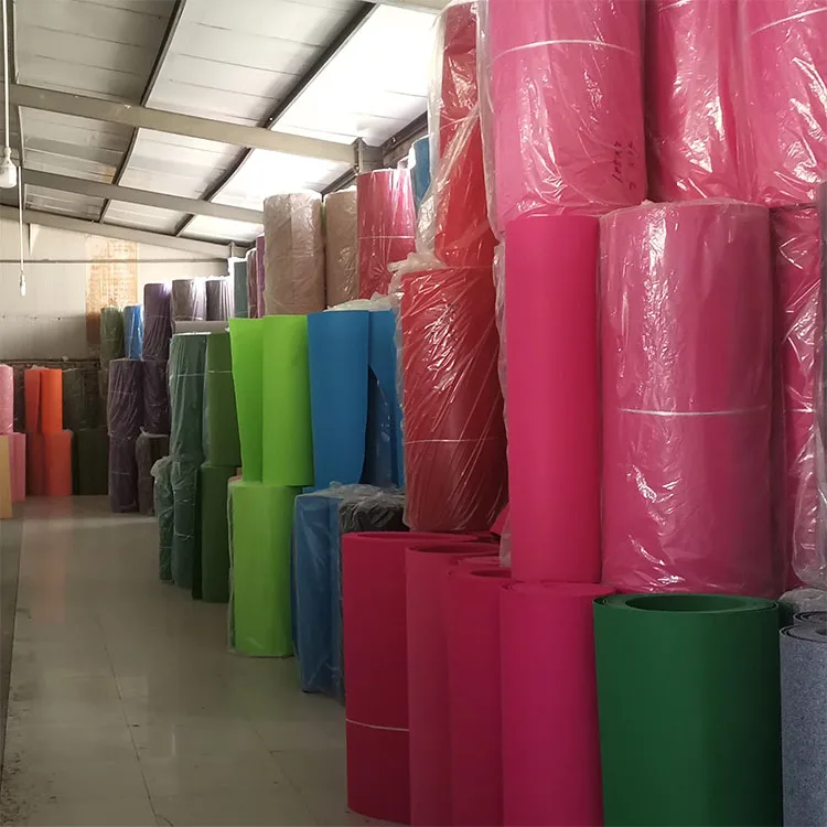 Factory Supply 3mm 4mm 5mm 100% Polyester /Fabric/Cloth/Felt roll