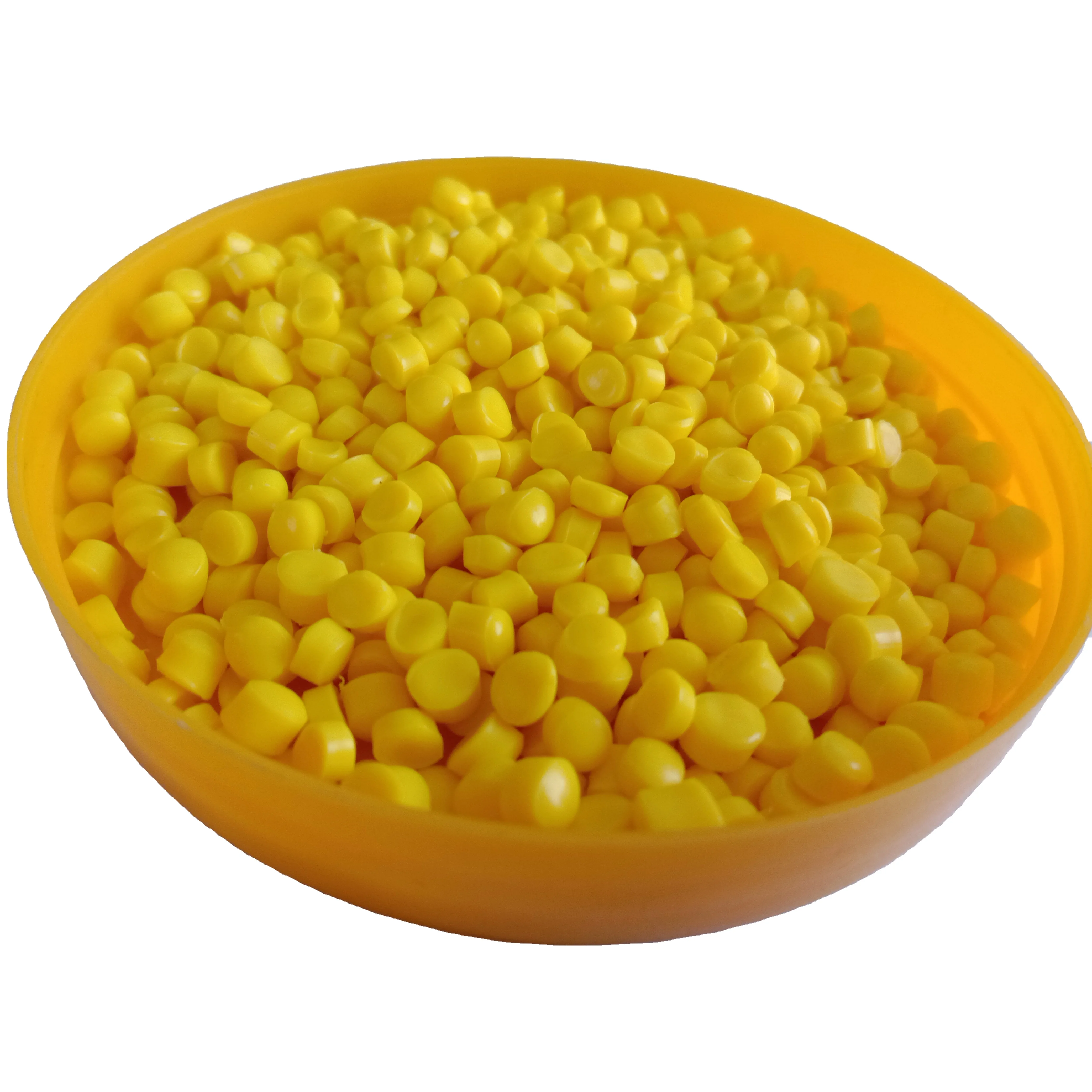 Factory Hot Sale yellow flame retardant masterbatch smooth PVC Compounds Granules for extrusion injection