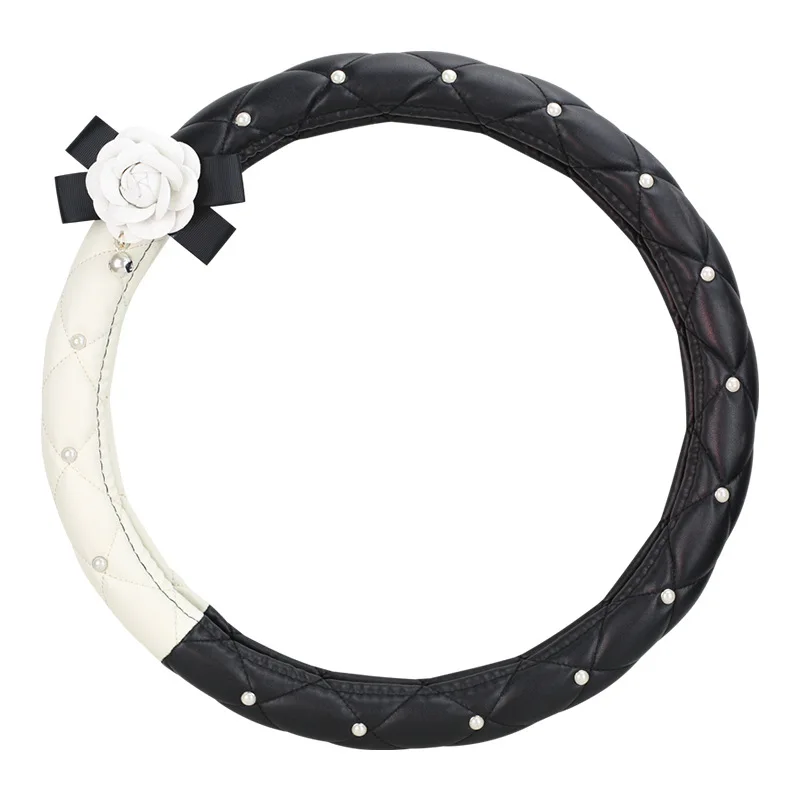 Professional Manufacture Flower Car Steering Wheel Cover For Women Car Steering Wheel Cover Girls