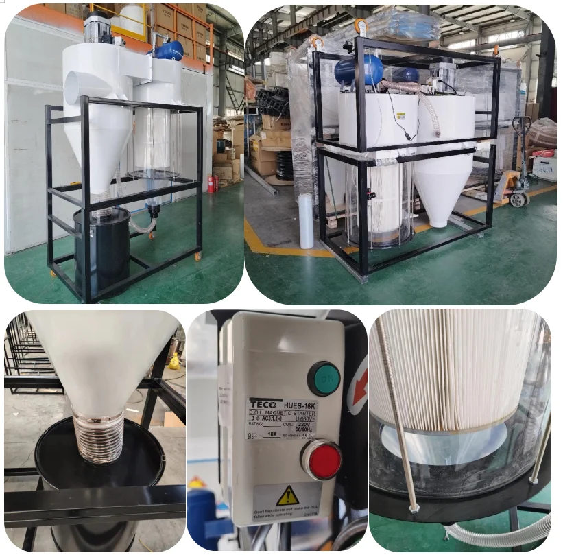 Factory Exw Price Woodworking Silent Dust Collector Cyclone Dust Collector