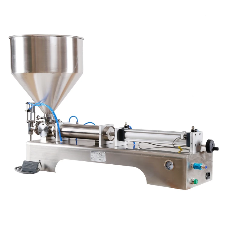 YK CE certification  high-capacity cream peanut butter tomato sauce paste pneumatic filling machine