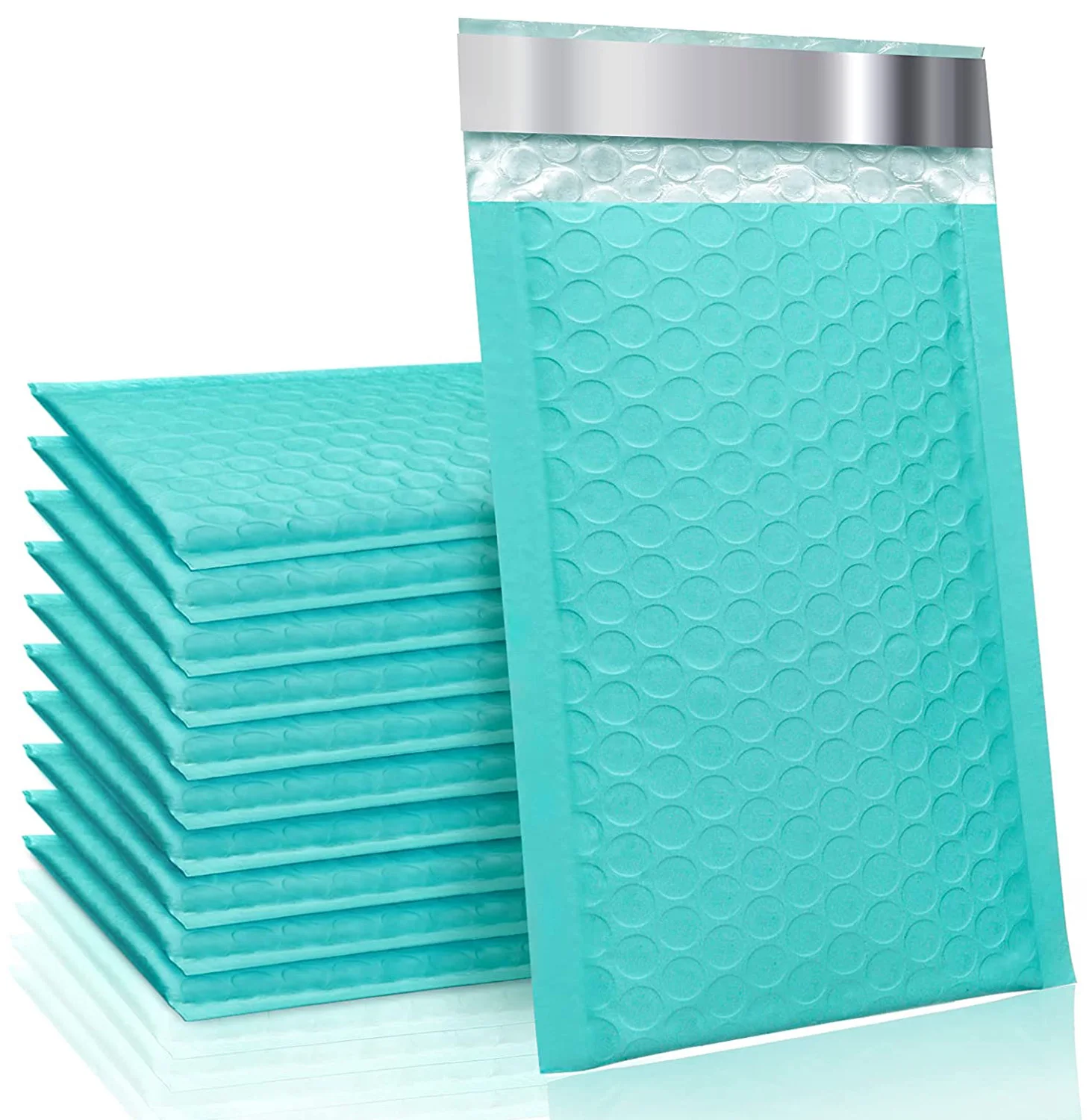 Small Business Packing Supplies Custom Logo Printed 6x10 Black Bubble Padded Envelope Mailing Bags 4x8 Poly Bubble Mailers Bags