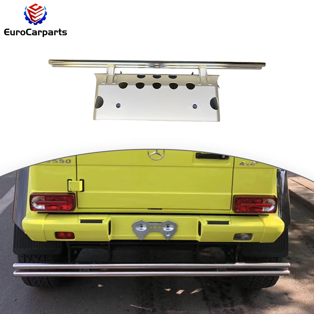 rear bumper guard with pillar for G-class W463 4x4 g500 g650 g550 auto parts stainless steel rear skid plate