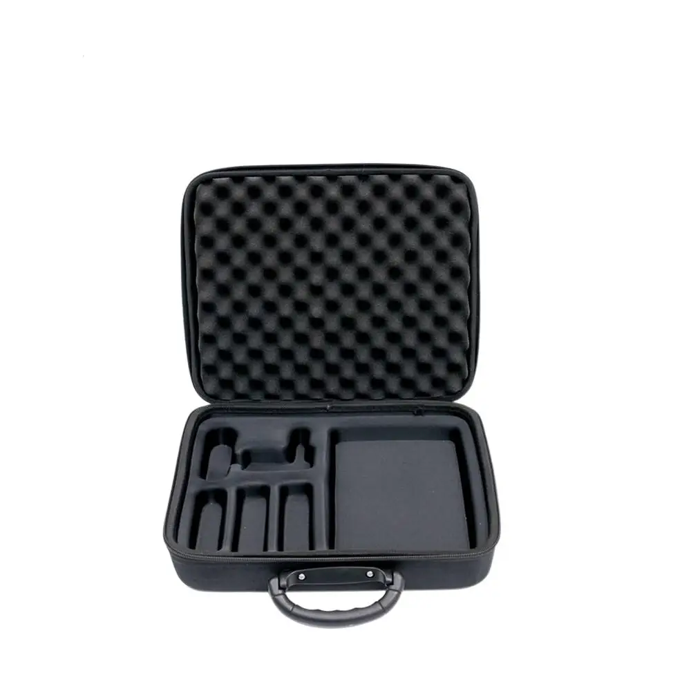 Zipper pouch sleeve accept customized printing hard black cover case EVA